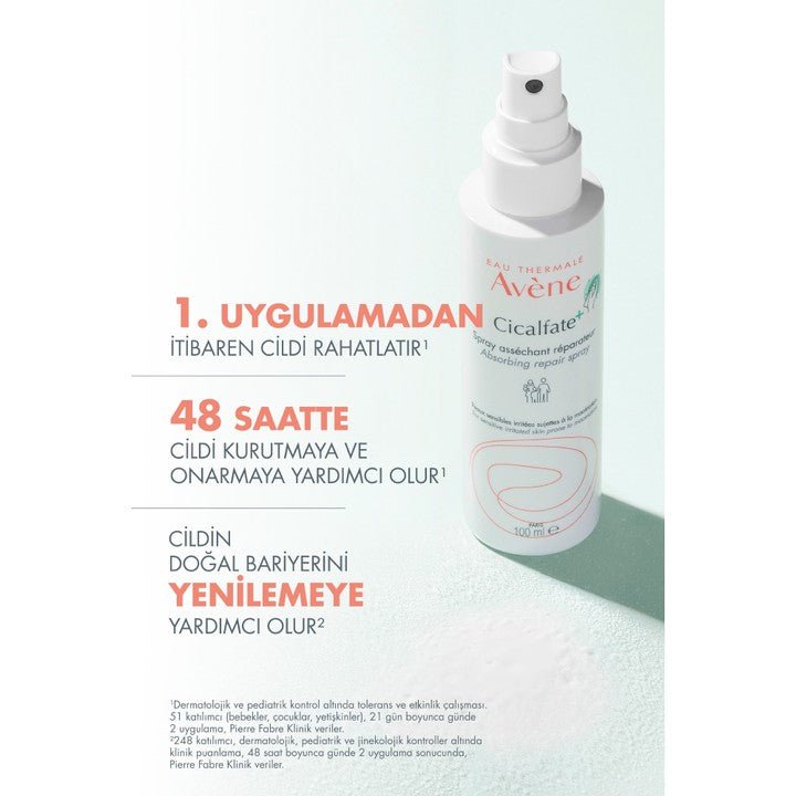 Avene Cicalfate+ Absorbing Repair Spray Onarıcı Bakım Spreyi 100 ml