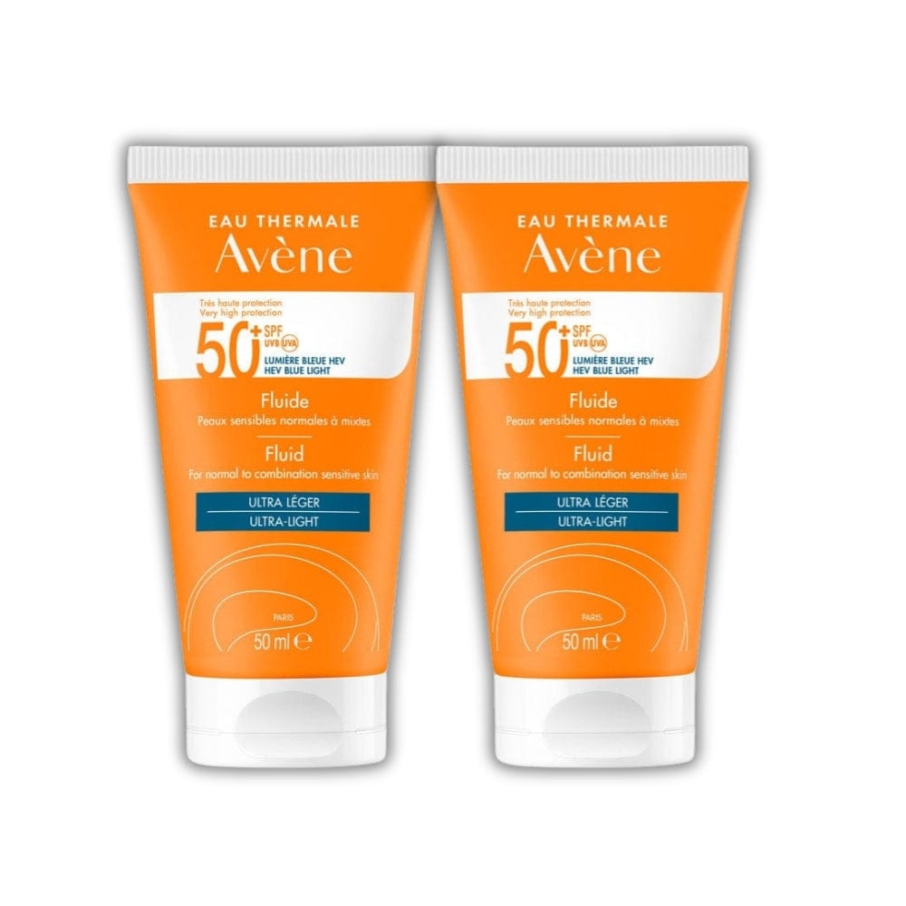 Avene Solaire SPF50+ Fluid Ultra Light 50 ml -2 Pack
