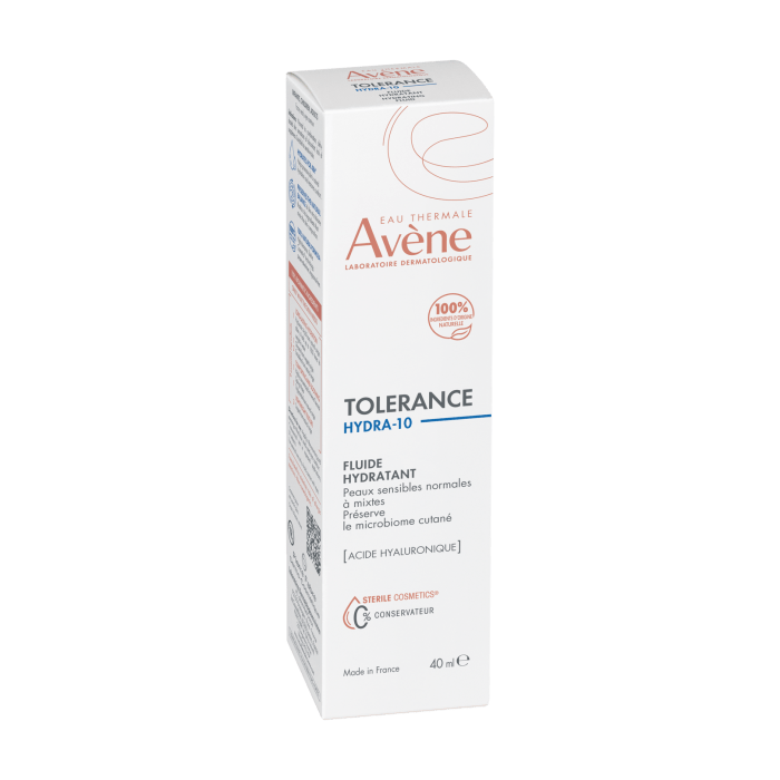 Avene Tolerance Hydra-10 Hydrating Fluid Cream 40 ml -2 Pack