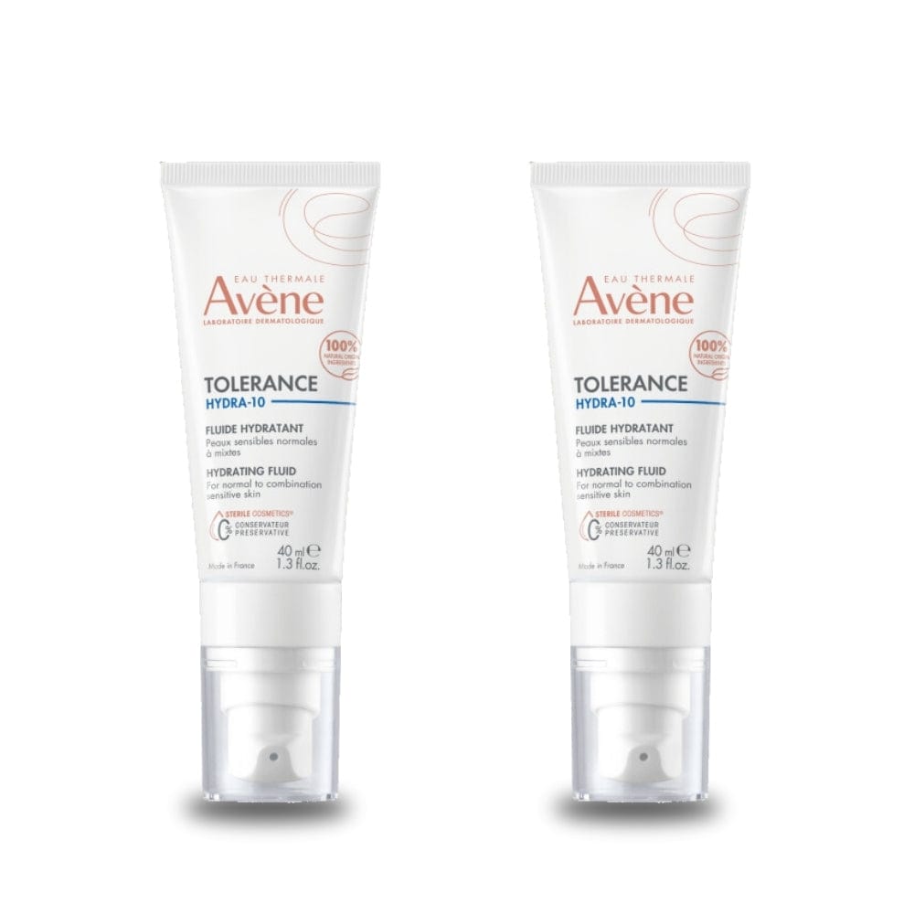 Avene Tolerance Hydra-10 Hydrating Fluid Cream 40 ml -2 Pack
