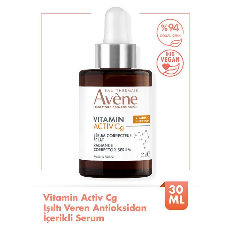 Avene Vitamin Activ Cg Işıltı Veren Antioksidan İçerikli Yüz Serumu 30 ml
