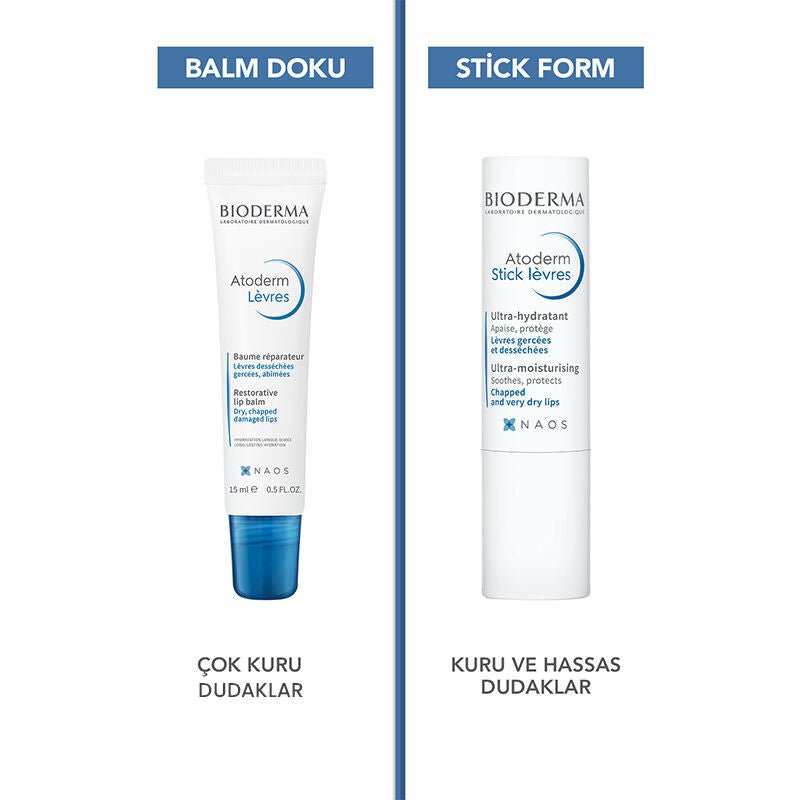 Bioderma Atoderm Lip Stick Besleyici Dudak Bakımı 4 g