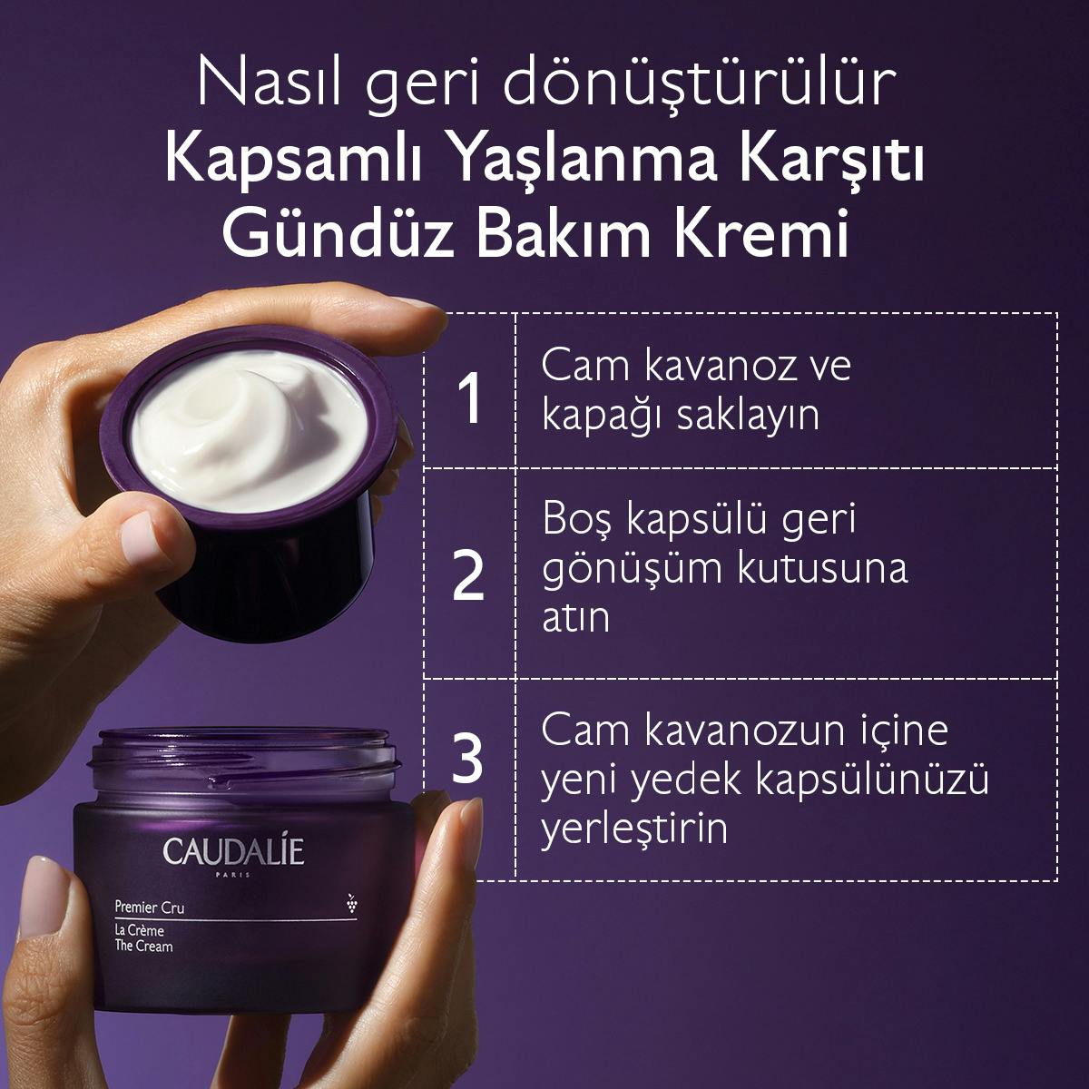 Caudalie Premier Cru Gündüz Bakım Kremi Yedek Kapsül 50 ml