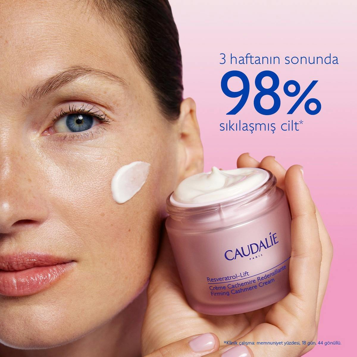 Caudalie Resveratrol Lift Sıkılaştırıcı Kaşmir Gündüz Bakım Kremi 50 ml