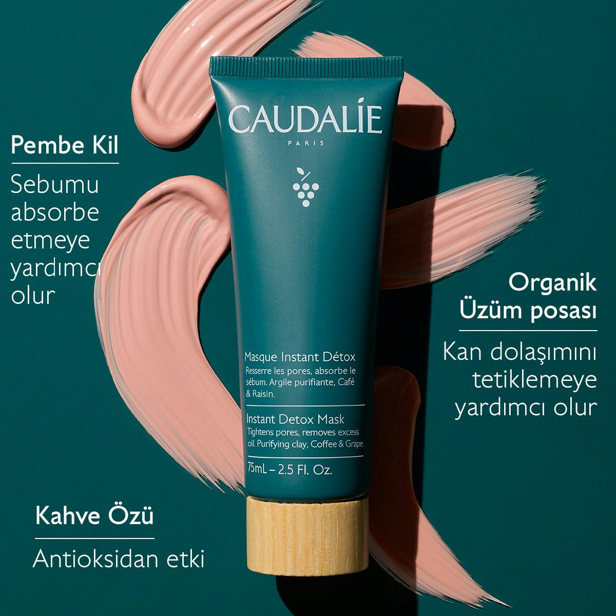 Caudalie Vinergetic C+ Instant Detox Maskesi 75 ml