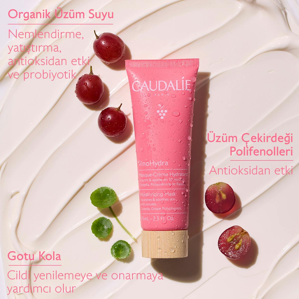 Caudalie VinoHydra Nem Maskesi 75 ml
