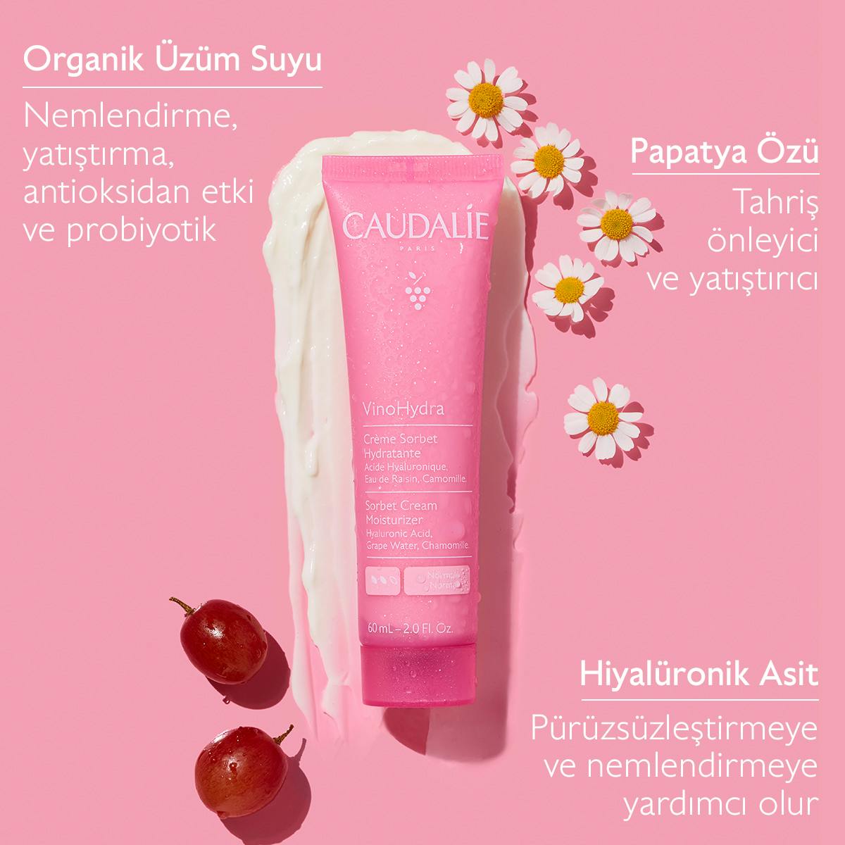 Caudalie VinoHydra Nemlendirici Bakım Kremi 60 ml