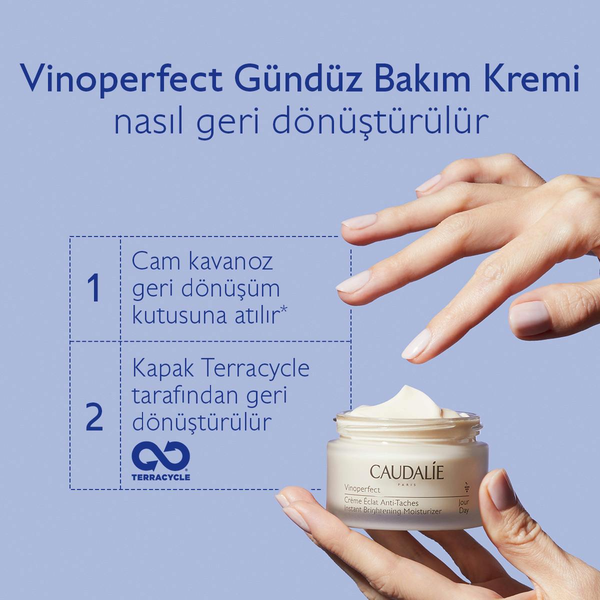 Caudalie Vinoperfect Anında Işıltı Veren Gündüz Bakım Kremi 50 ml