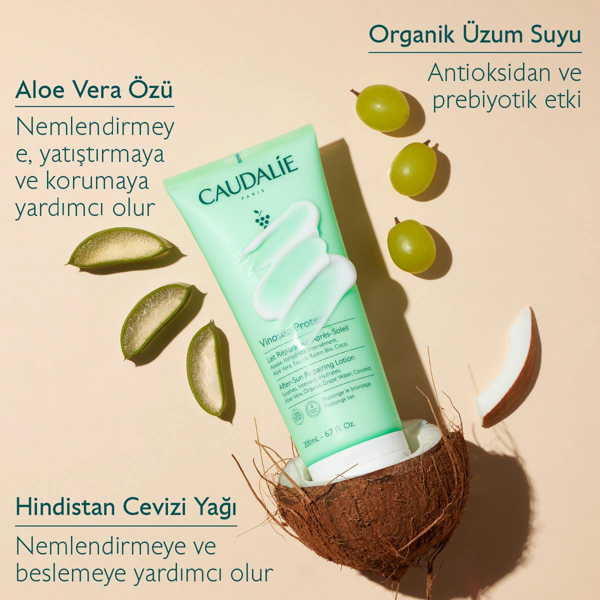 Caudalie Vinosun Protect Güneş Sonrası Losyon 200 ml