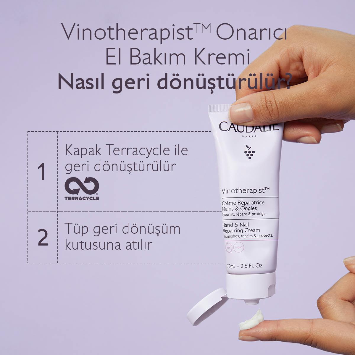 Caudalie Vinotherapist El ve Tırnak Bakım Kremi 75 ml