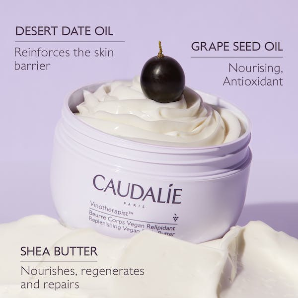 Caudalie Vinotherapist Replenishing Vegan Body Butter 250 ml -2 Pack