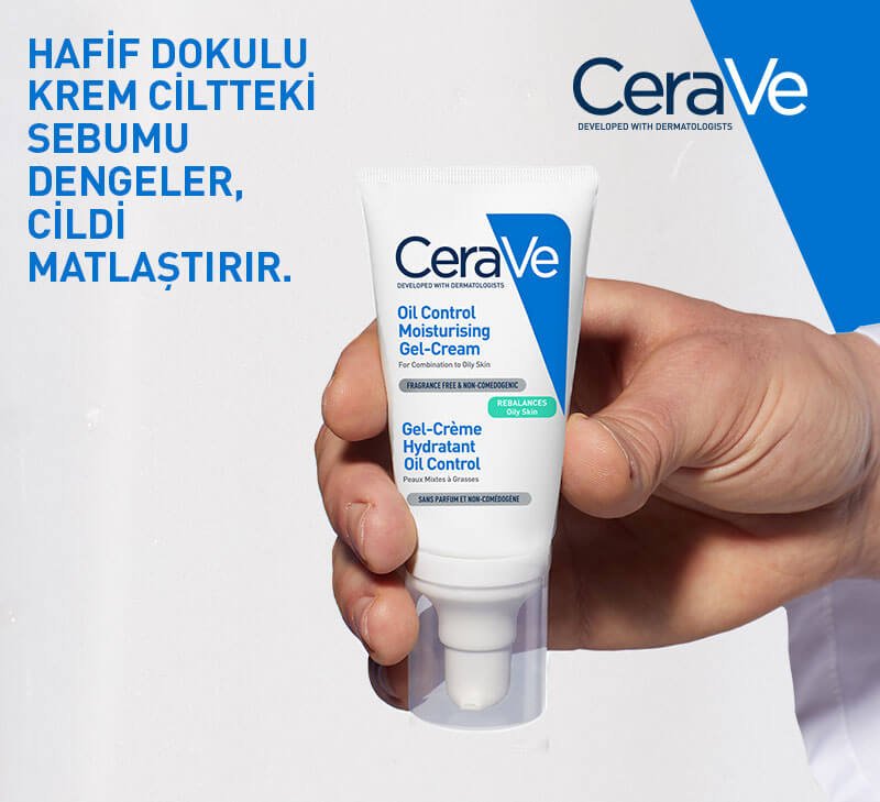 CeraVe Yağlanma Karşıtı Nemlendirici Yüz Kremi 52 ml