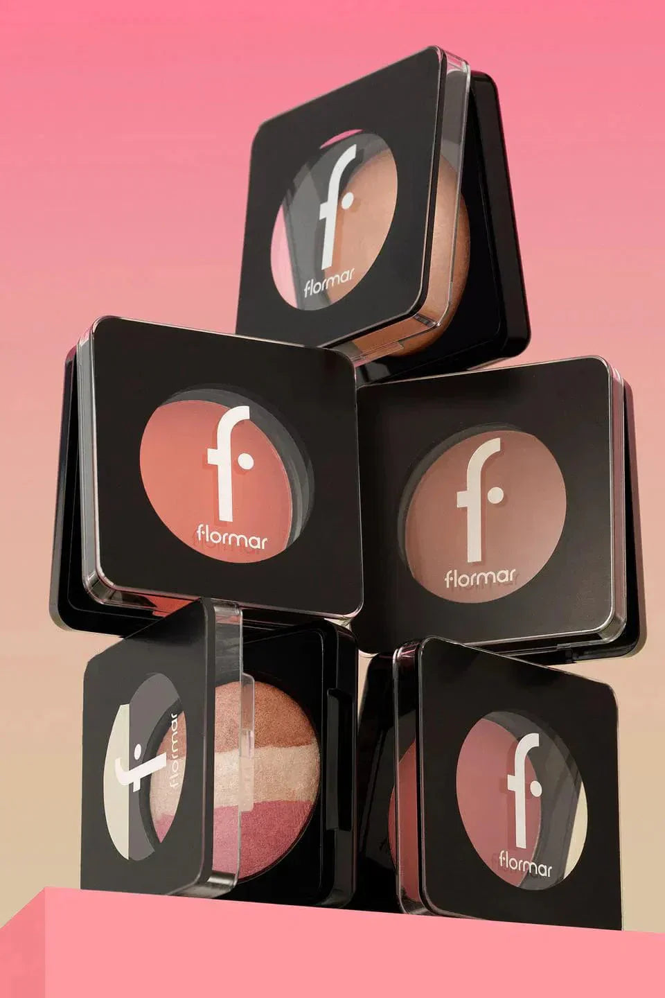 Flormar Baked Blush-On Highly Pigmented & Matte Finish Baked Blush 4g - 058 Hot Pink