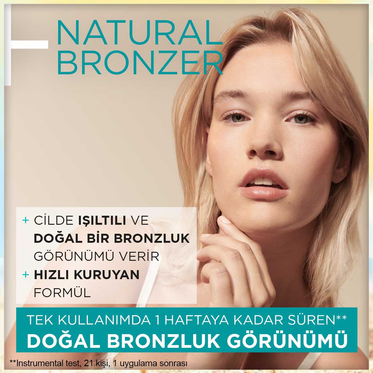 Garnier Ambre Solaire Natural Bronzer Güneşsiz Bronzlaştırıcı Sprey 150ml