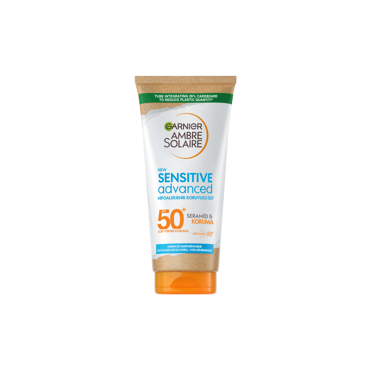 Garnier Ambre Solaire Sensitive Advanced Hipoalerjenik Güneş Koruyucu Süt SPF50+ 175 ml