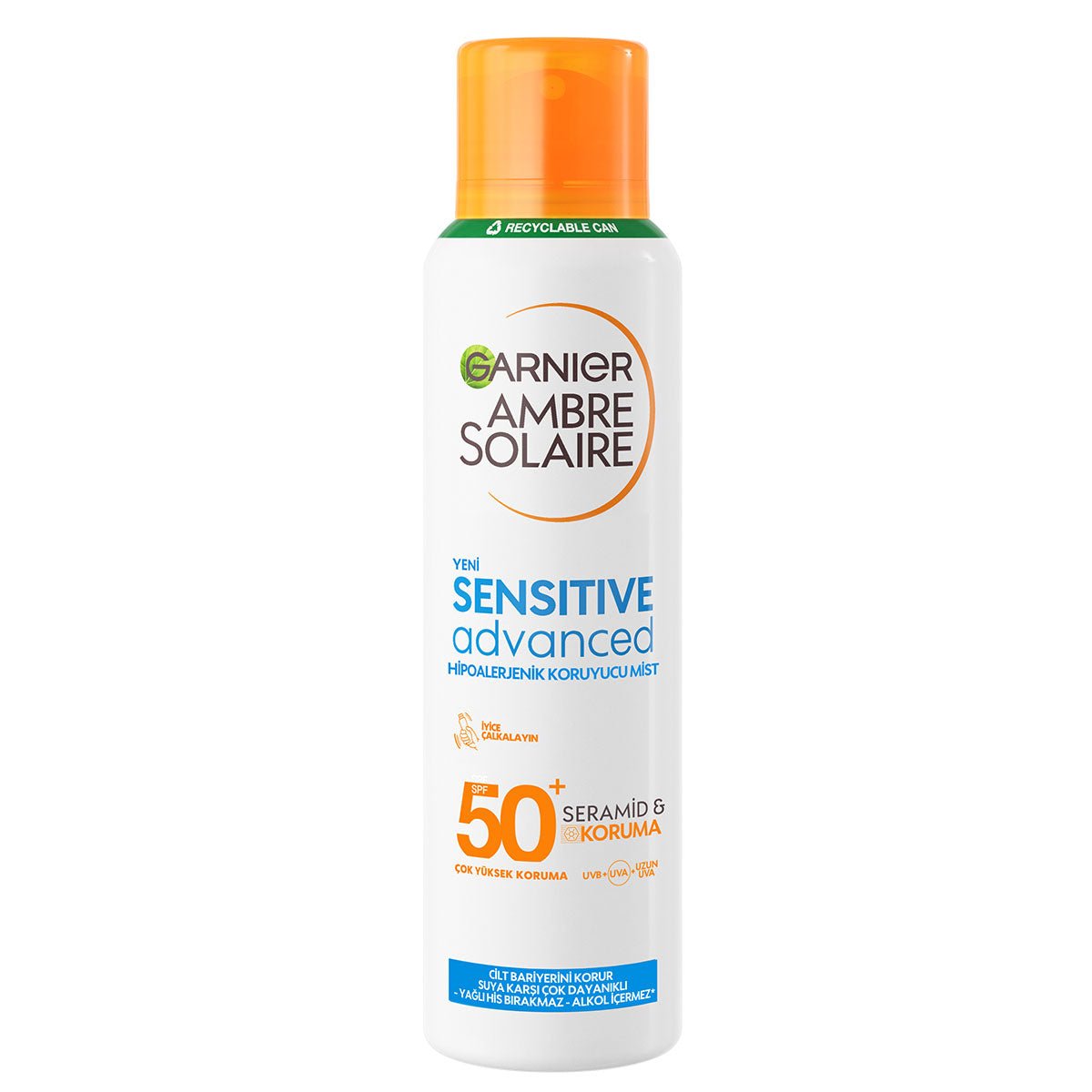 Garnier Ambre Solaire Sensitive Advanced Hipoalerjenik SPF50+Güneş Koruyucu Mist 150ml