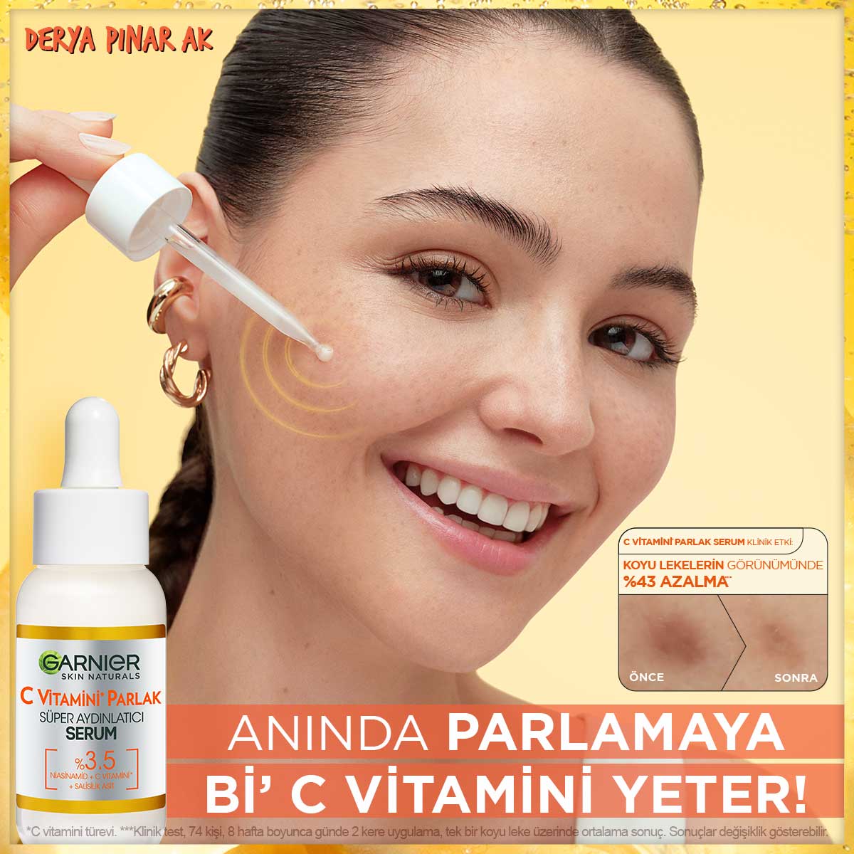 Garnier C Vitamini Parlak Süper Aydınlatıcı Serum 30 ml