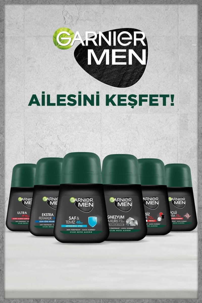 Garnier Men Lekesiz Koruma Roll-on Deodorant