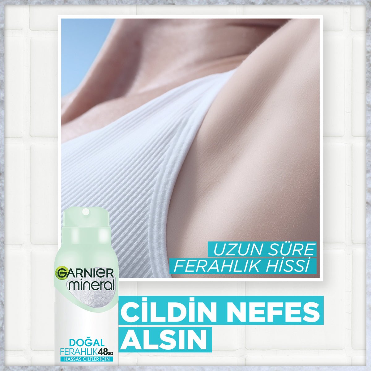 Garnier Mineral Doğal Ferahlık Spray Deodorant