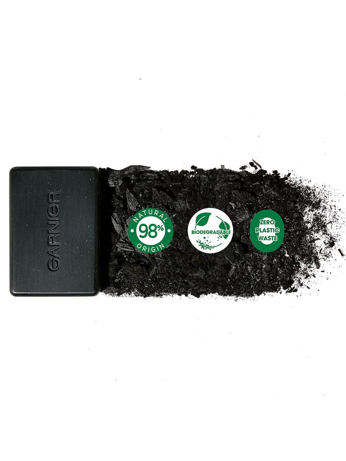 Garnier Pure Active Anti-Spot and Blackhead Solid Wash Charcoal Bar 100g