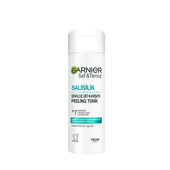 Garnier Saf&Temiz Salisilik Sivilce İzi Karşıtı Gözenek Sıkılaştırıcı Peeling Tonik 120 ml