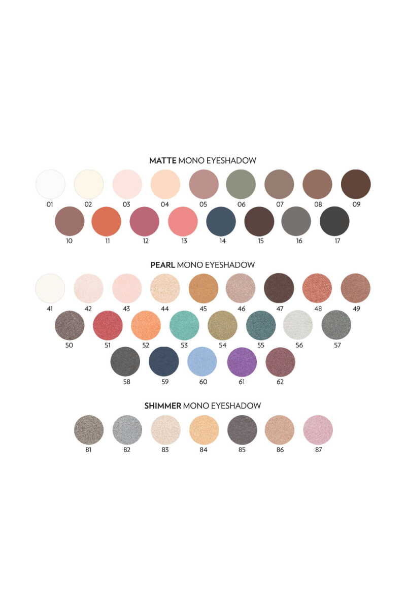 Golden Rose Soft Color Matte Mono Eyeshadow 15g - 01 White