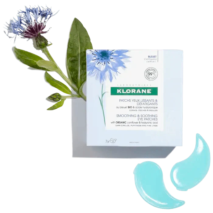 Klorane Smoothing and soothing Eye patches with Organic Cornflower