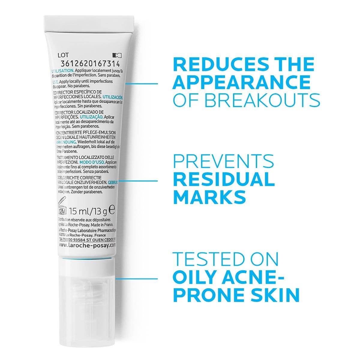 La Roche Posay Effaclar A.I Cream 15 ml