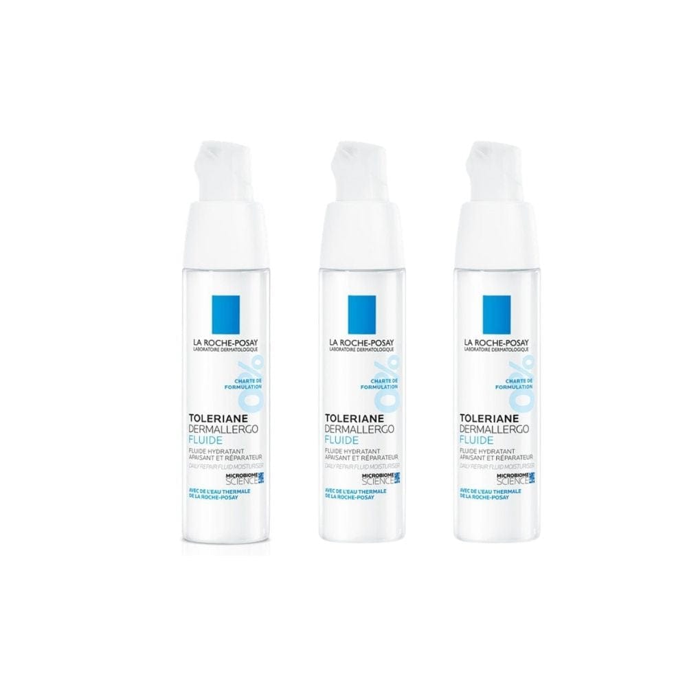 La Roche Posay Toleriane Dermallergo Fluide Care Cream 40 ml 3 Pack