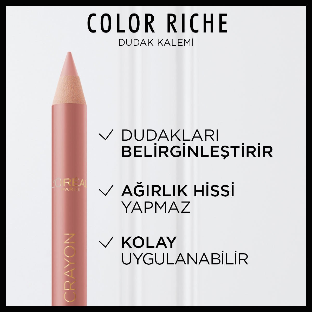 Loreal Paris Color Riche Dudak Kalemi - 601 Worth It