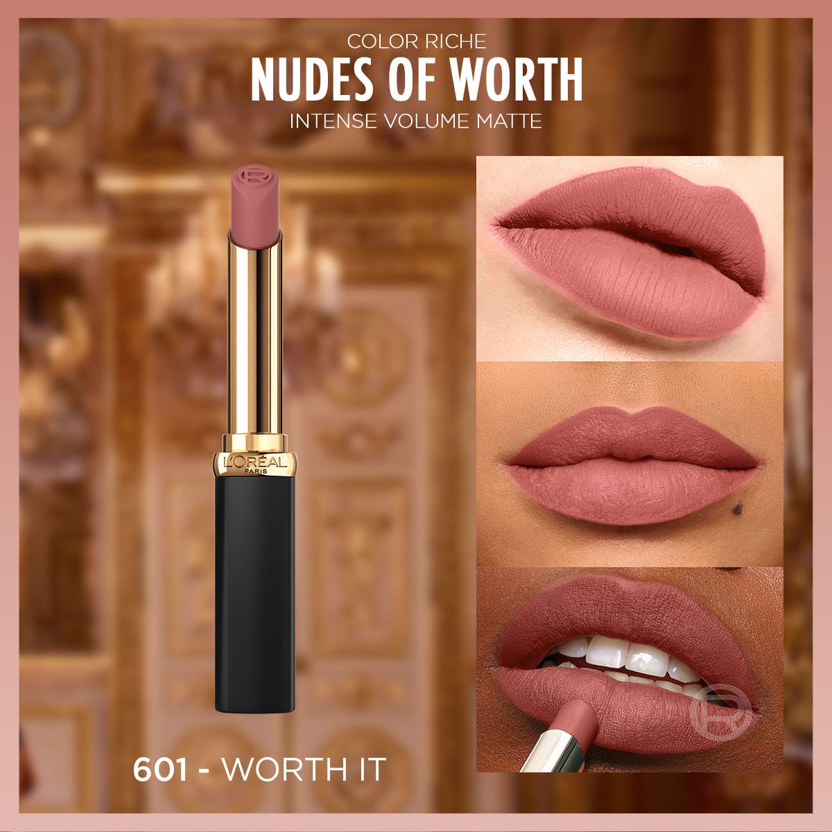 Loreal Paris Color Riche Intense Volume Matte Ruj - 601 Worth It