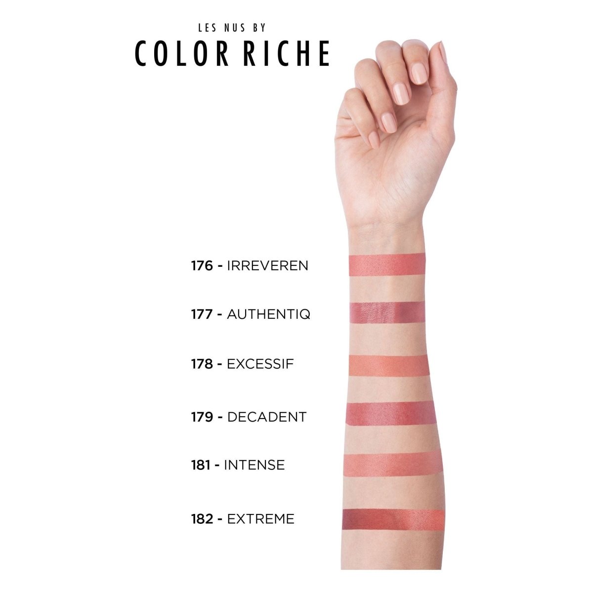 Loreal Paris Color Riche Les Nus Ruj 176 Nu Irrevent