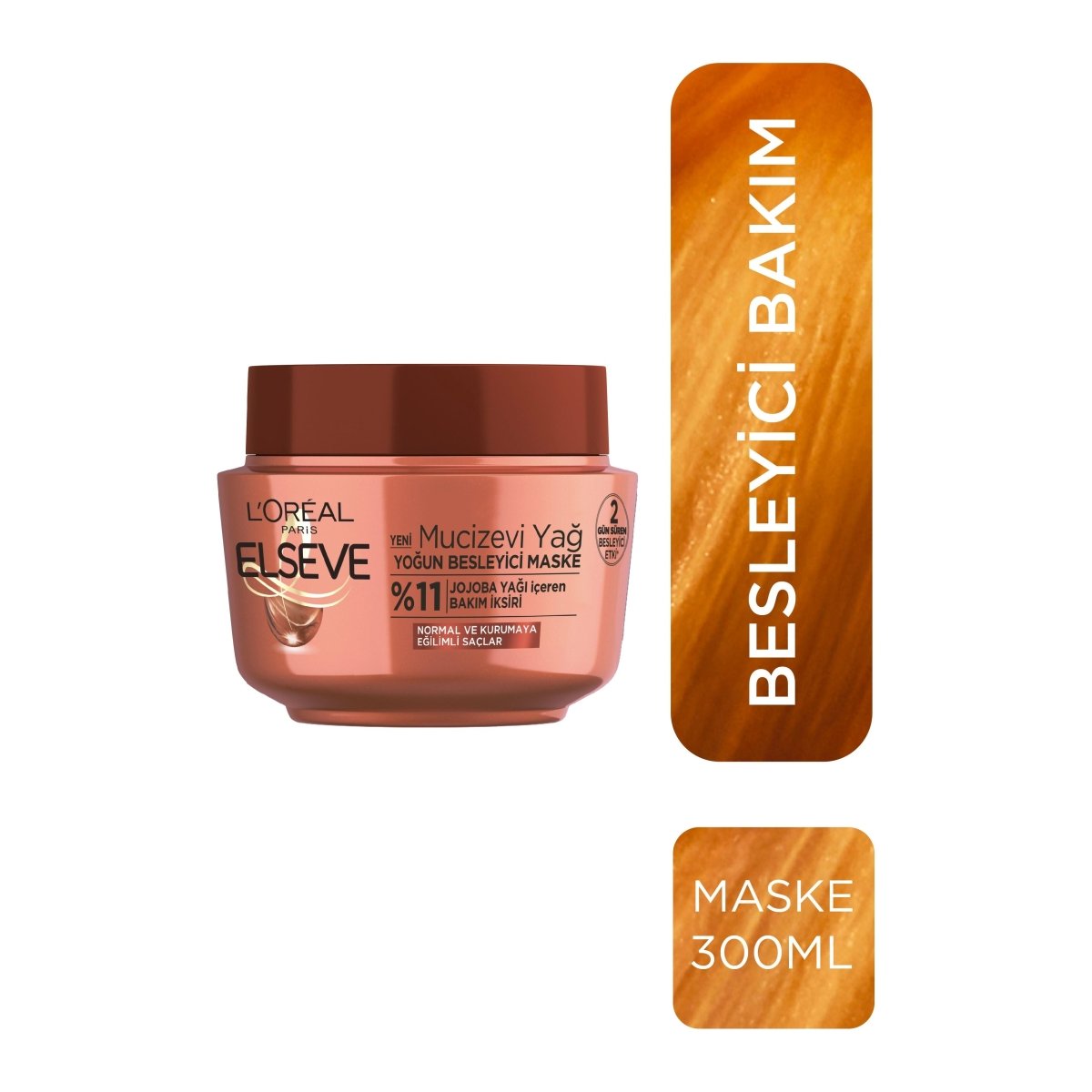 Loreal Paris Elseve 6 Mucizevi Yağ Besleyici Maske 300 ml