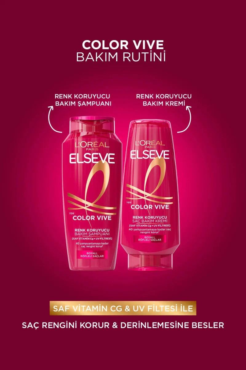 Loreal Paris Elseve Colorvive Renk Koruyucu Bakım Şampuanı 300 ml