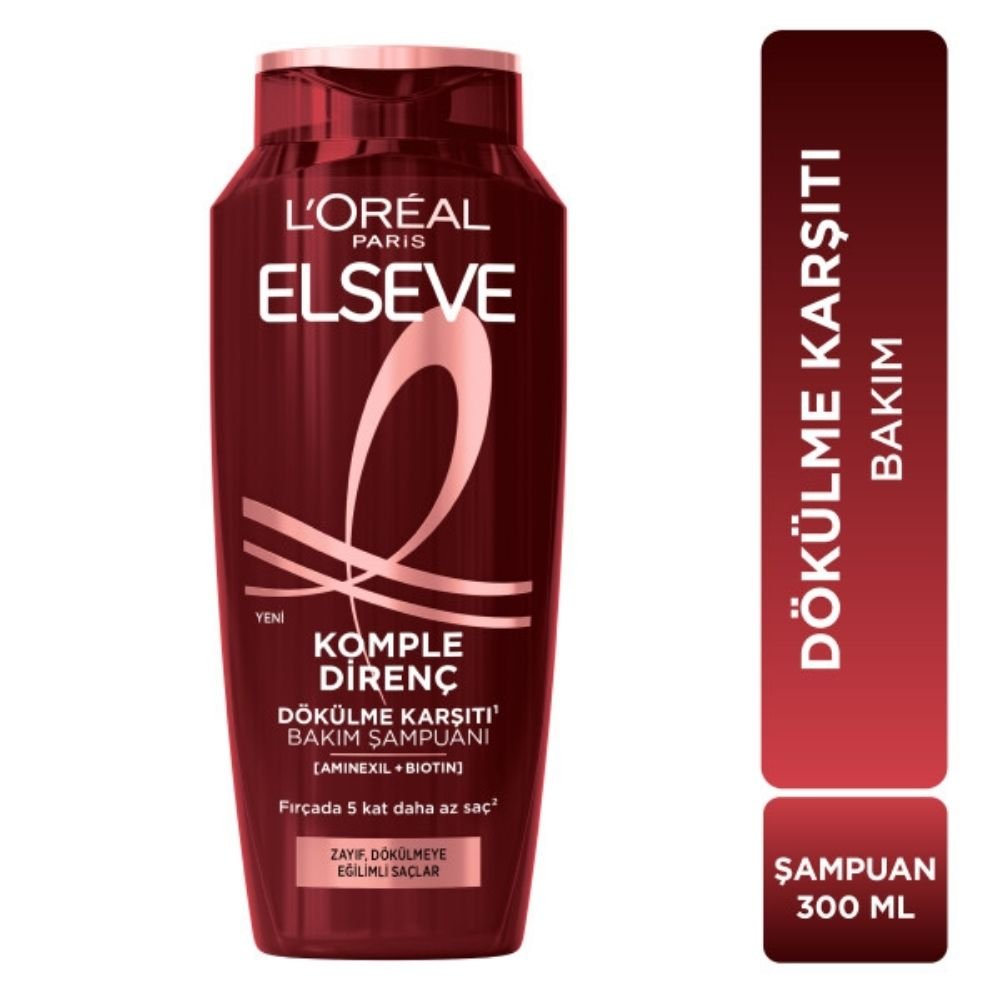Loreal Paris Elseve Komple Direnç Dökülme Karşıtı Şampuan 300 ml