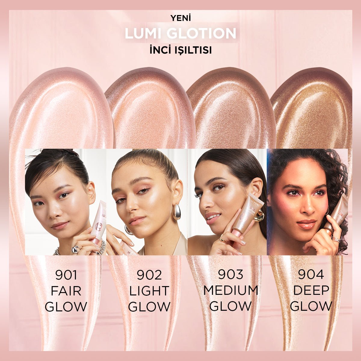 Loreal Paris Glotion All-In-One Doğal Işıltı 902 - Light Glow 40 ml