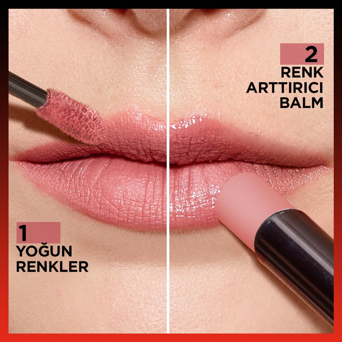 Loreal Paris Infaillible 2-Step 24 Saat Kalıcı Likit Ruj & Balm - 801 Toujours Toffee