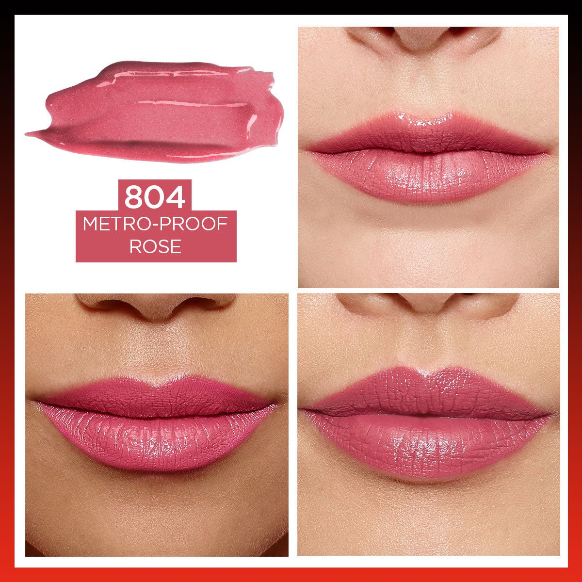 Loreal Paris Infaillible 2-Step 24 Saat Kalıcı Likit Ruj & Balm - 804 Metro-Proof Rose
