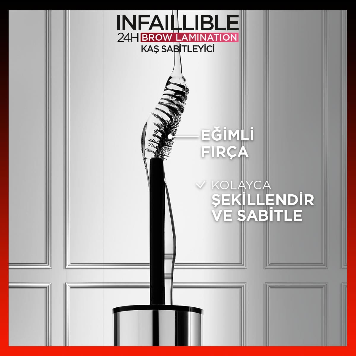 Loreal Paris Infaillible 24H Brow Lamination Şeffaf Kaş Sabitleyici