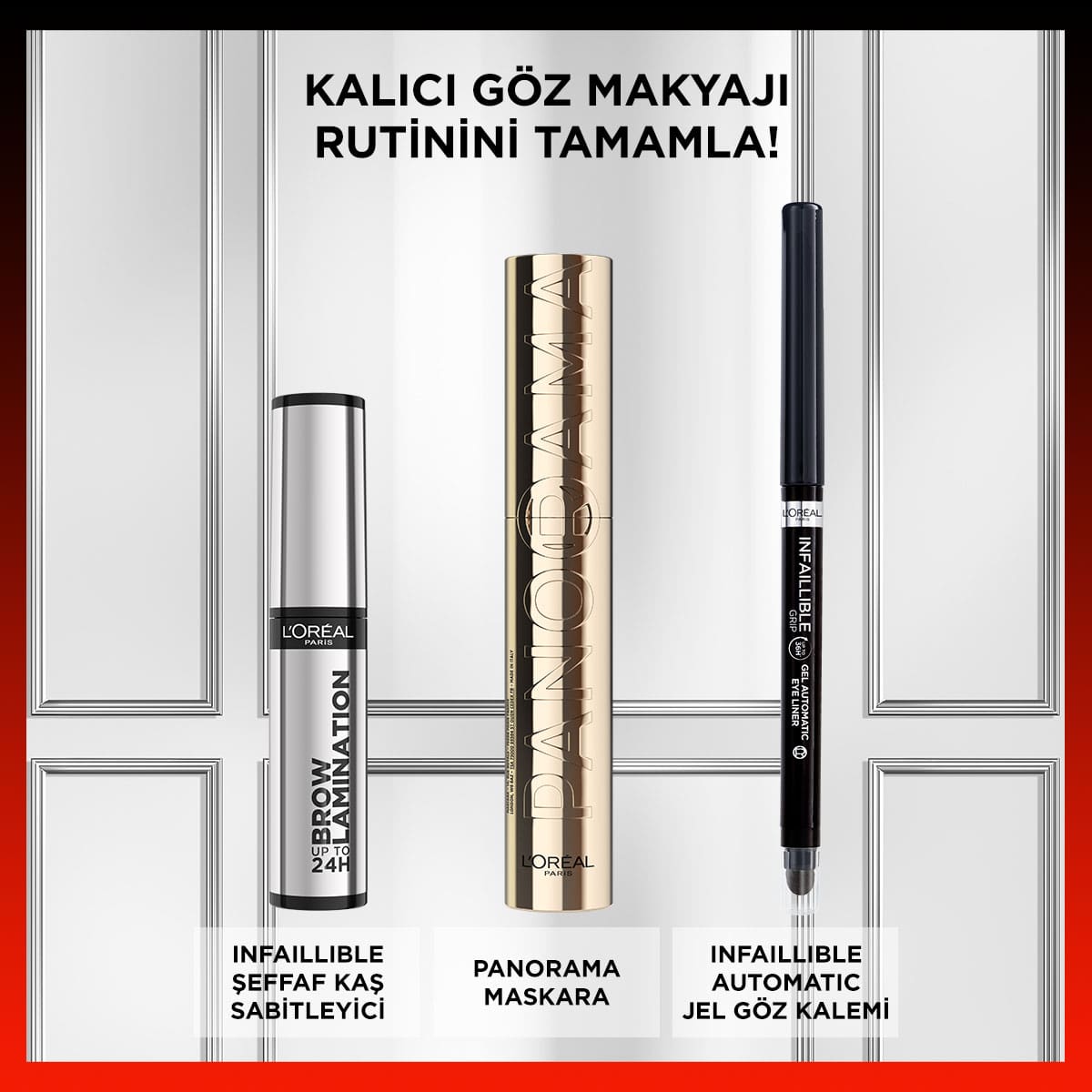 Loreal Paris Infaillible 24H Brow Lamination Şeffaf Kaş Sabitleyici