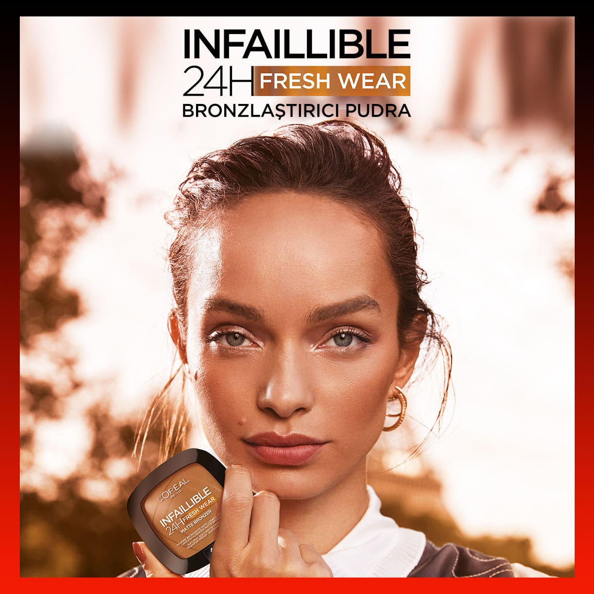 Loreal Paris Infaillible 24H Fresh Wear Bronzlaştırıcı Pudra - 300 Light Medium
