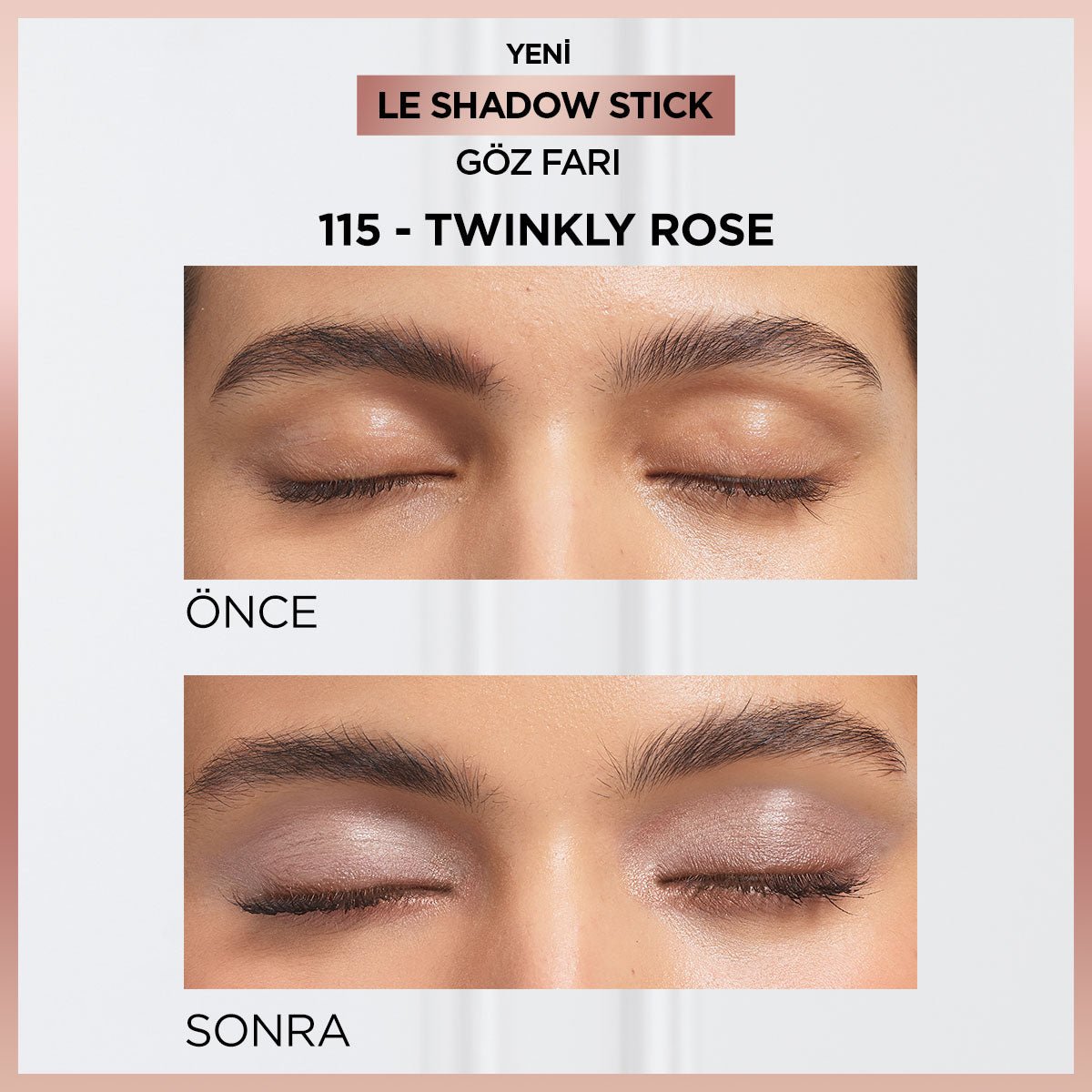 Loreal Paris Le Shadow Stick Göz Farı - 115 Twinkly Rose