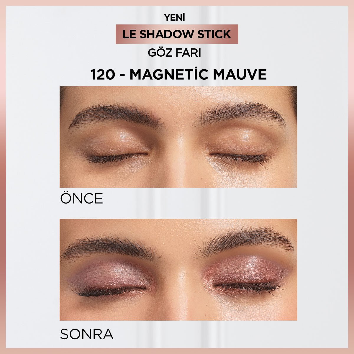 Loreal Paris Le Shadow Stick Göz Farı - 120 Magnetic Mauve