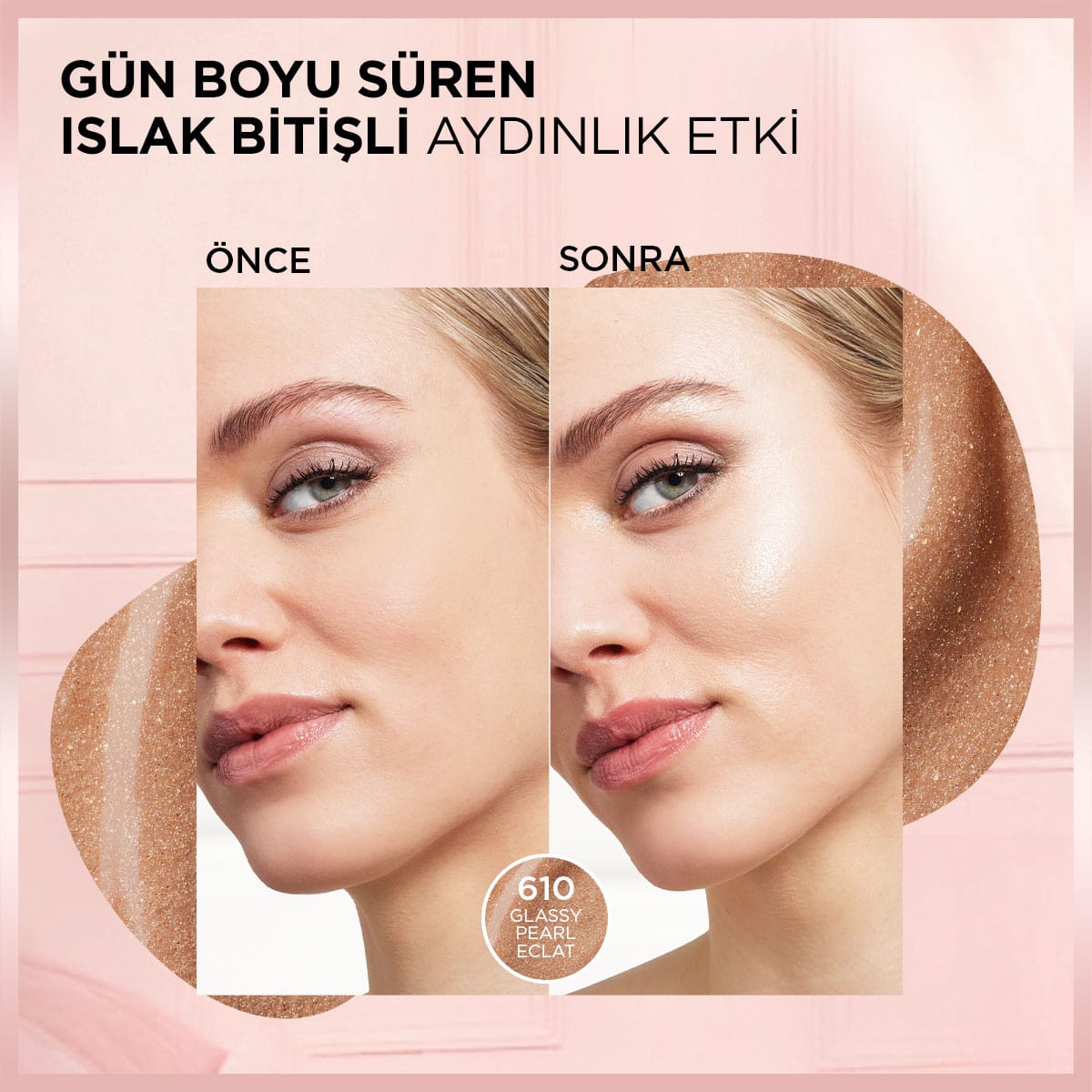 Loreal Paris Lumi Glass Islak Bitişli Stick Aydınlatıcı - 610 Glassy Pearl Eclat
