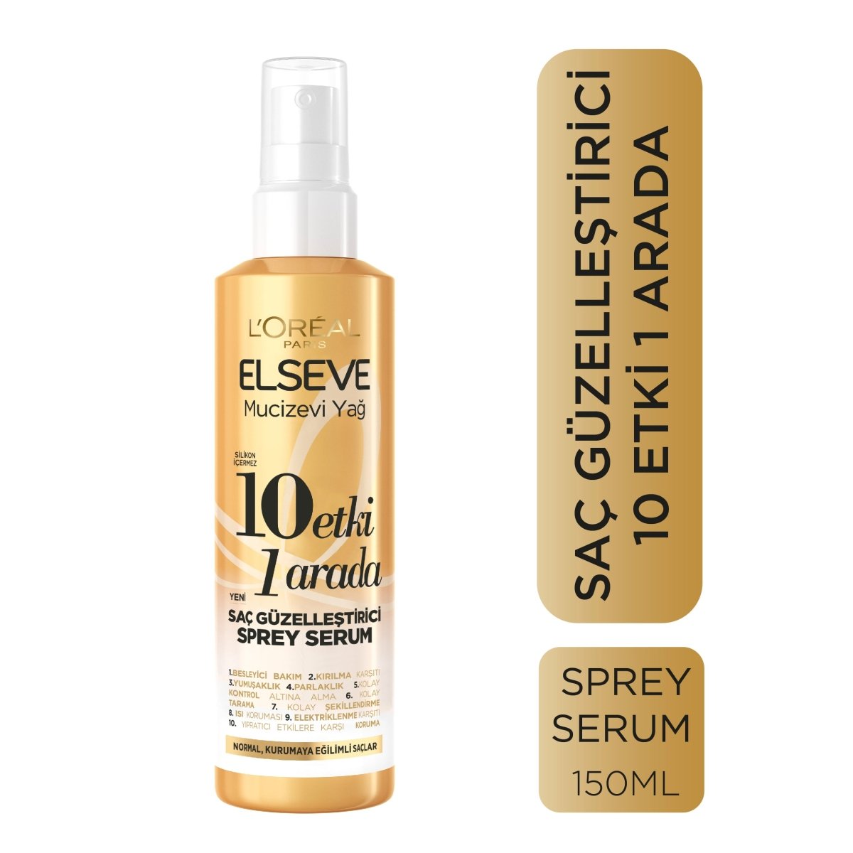 Loreal Paris Mucizevi Yağ 10 Etki 1 Arada Saç Güzelleştirici Sprey Serum 150ml