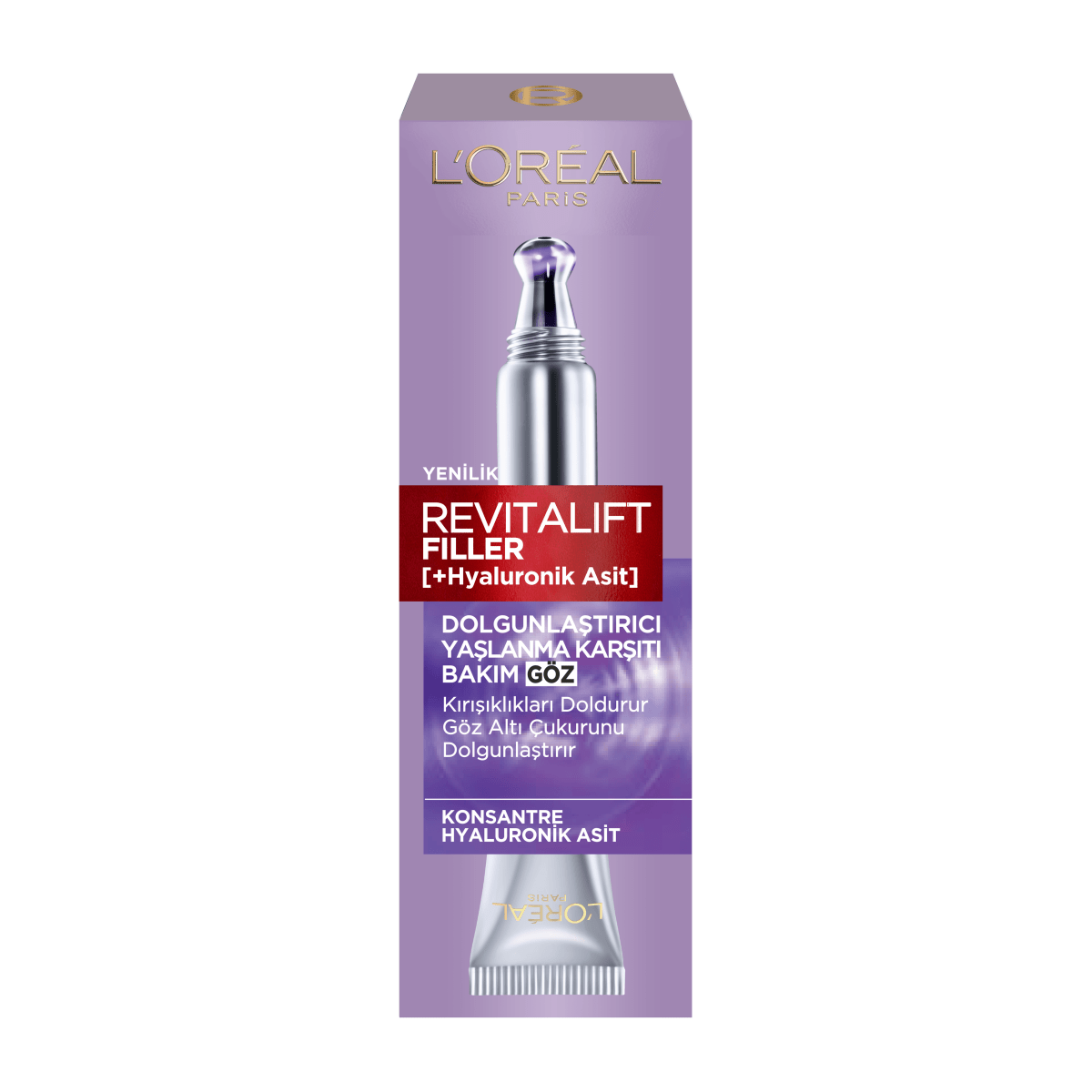 Loreal Paris Revitalift Filler Dolgunlaştırıcı Yaşlanma Karşıtı Göz Bakım Kremi 15ml -Hyaluronik Asit