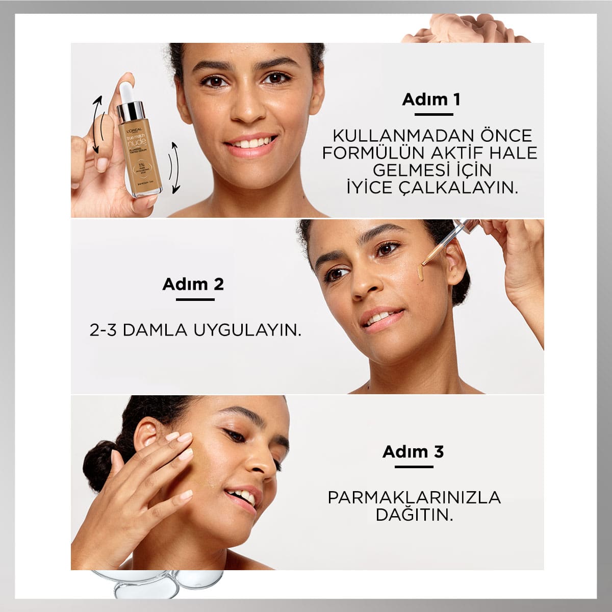 Loreal Paris True Match Nude Fondöten Serum 2-3 Light