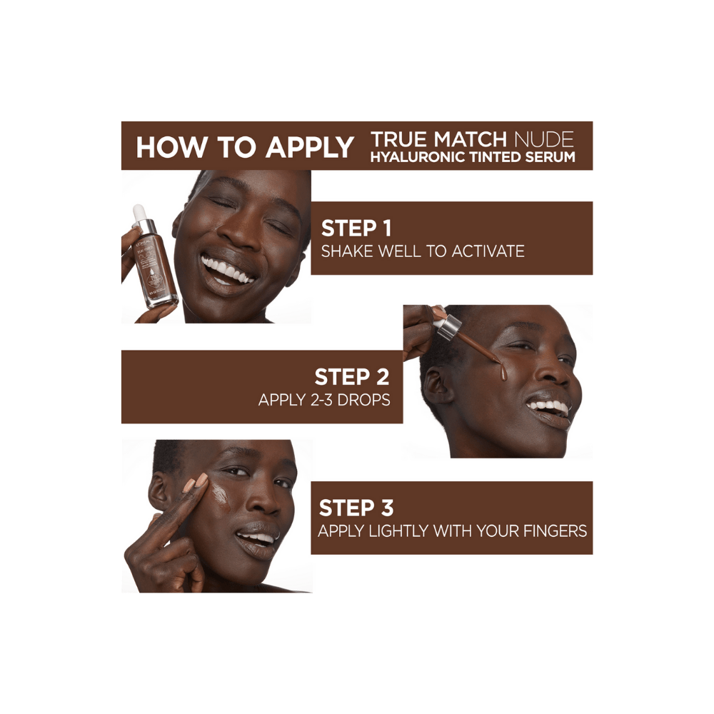 Loreal Paris True Match Nude Plumping Tinted Serum Foundation -1-2 Rosy Light