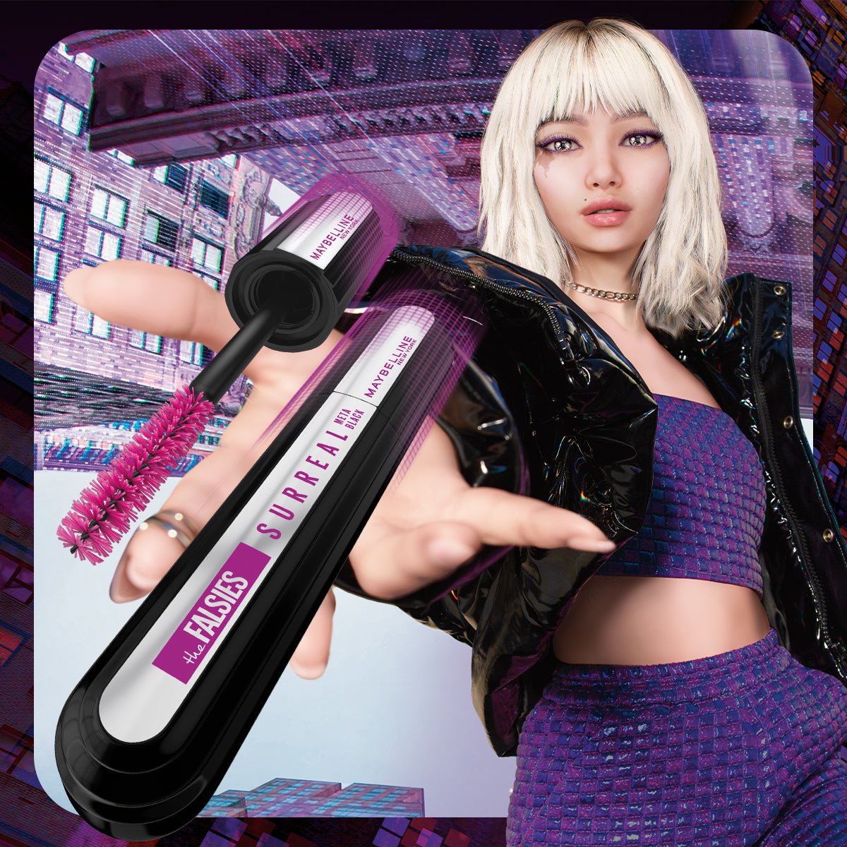 Maybelline New York Falsies Surreal Meta Black Maskara