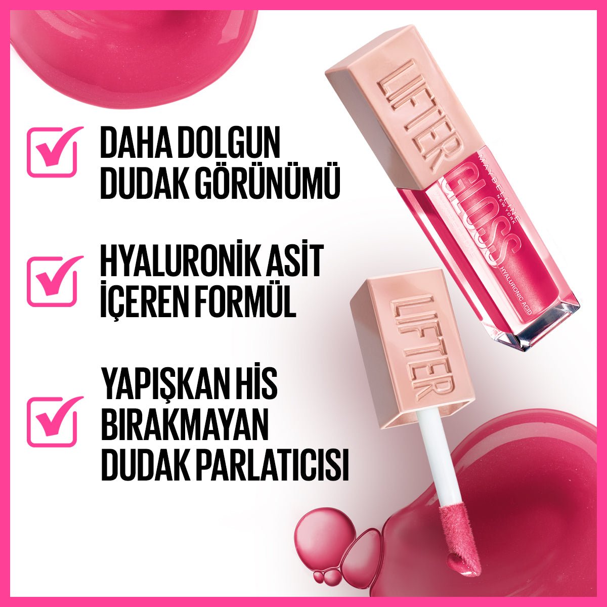 Maybelline New York Lifter Gloss Nemlendirici Dudak Parlatıcısı- 23 Sweetheart